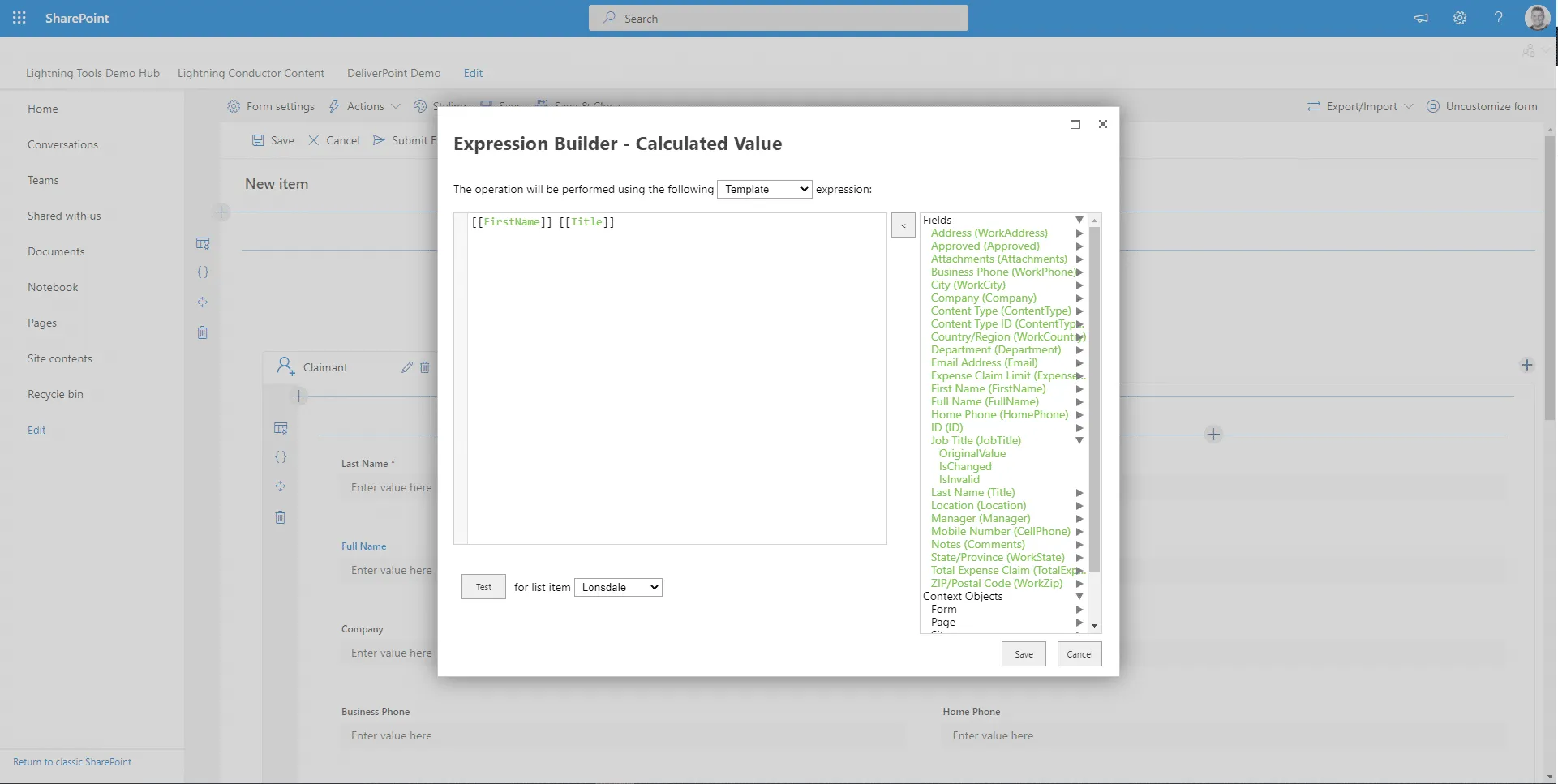 SharePoint Modern Form Designer Lightning Tools