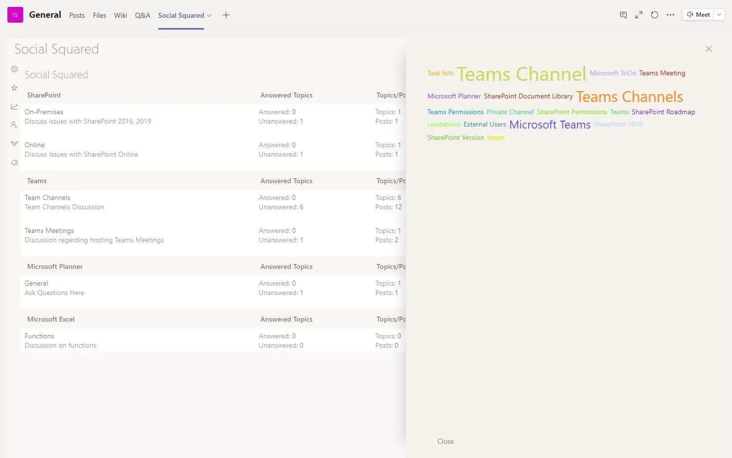 Microsoft Teams Discussion Board App Lightning Tools