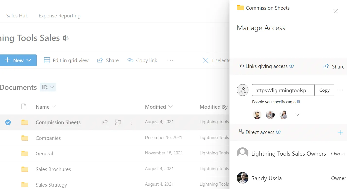 Manage SharePoint Permissions in SharePoint Online Sites - Lightning Tools